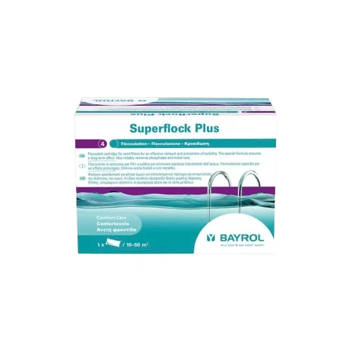 Superflock Plus 1 kg – Klargör grumligt poolvatten effektivt