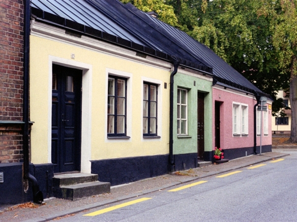 Ljus radhus i Nyköping